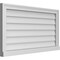 Ekena Millwork Vertical Surface Mount PVC Gable Vent w/ 2"W x 2"H , Brickmould Sill Frame, 36"W x 20"H GVPVE36X2003SN - alternate 4